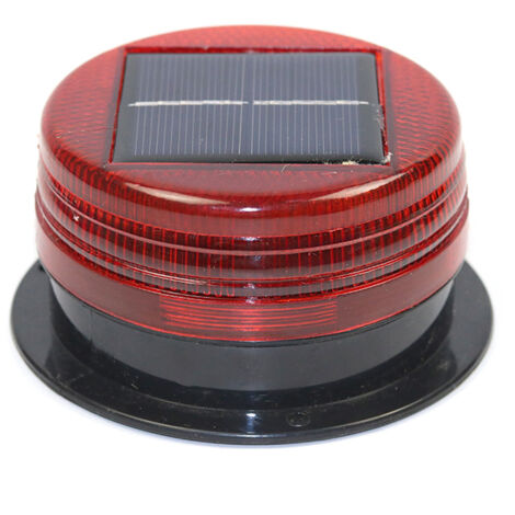 Blinkender Solar-LED-Scheinwerfer für Baustellenbeschilderung und Verkehrssicherheit