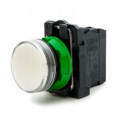 BLINKLEUCHTE WEISS F22, NORMAL INTEGRIERTE LED-LINSE, 24V