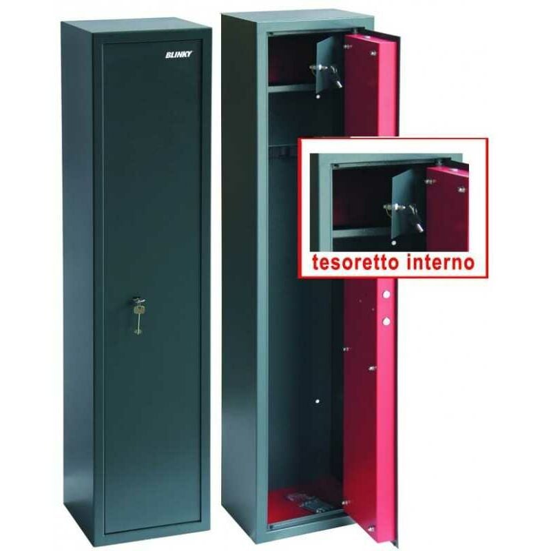 Blinky - Meuble Fusil 10 Places + Trésor 55X22X145H