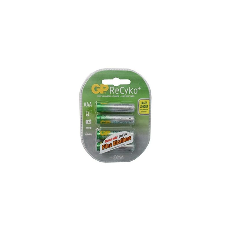 

Blist-4 pilas recar.recyko+ r03 800mah