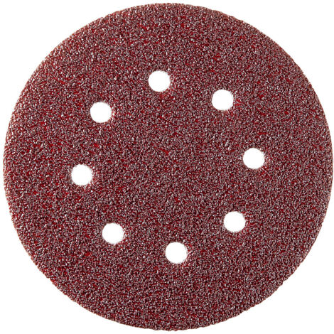 BLIST.5 DISQUES AUTO-AGRI.D125 PERFO.8 TROUS CORINDON.GR.180 SIDAMO - 10940076