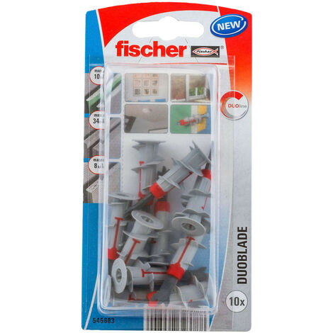 Blister 10 unit. duoblade k 545683 bouchon fischer