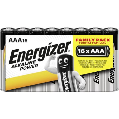 Blister 16 piles Energizer Power LR03