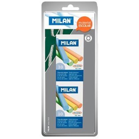 BLISTER 2 BOÎTES 10 CRAIES DE COULEUR MILAN.