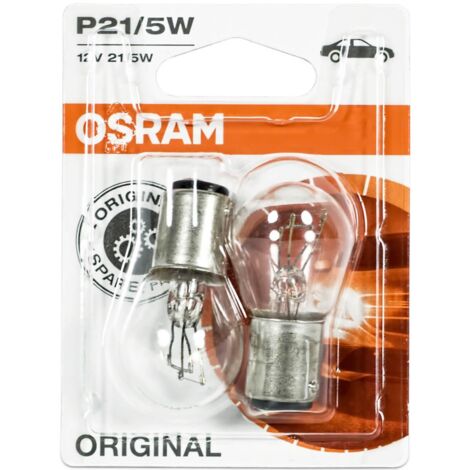 Blister 2 grundmetalllampe für pkw 25/6w bay15d a7528bli2
