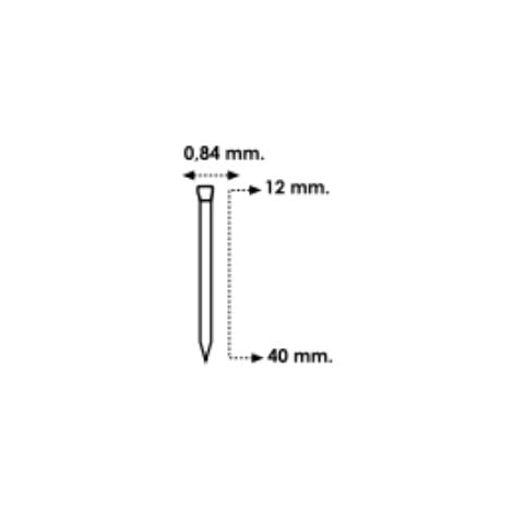 BLISTER 2M PIN 0.8 30 C/CAB. KIVEC MINIBRAD830BLIS