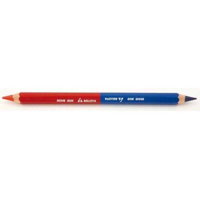 

bellota pack 3 lapiz duo 50245-3 azul-rojo proplac - Mibricotienda