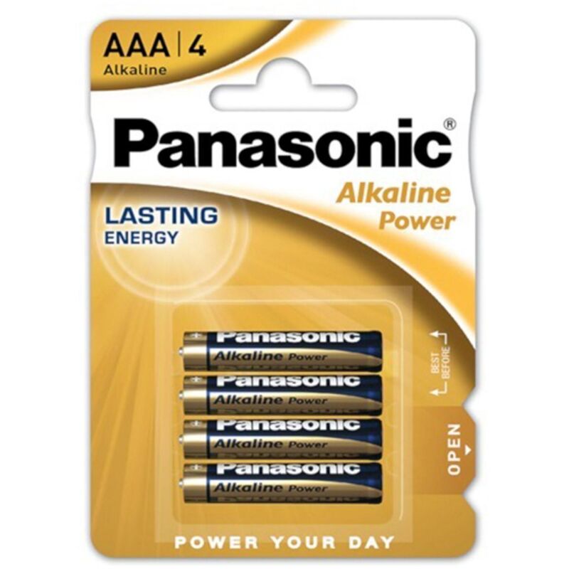 

Blíster 4 Pilas Alcalinas AAA LR03 1,5 V .Exclusive - Exclusive - Panasonic