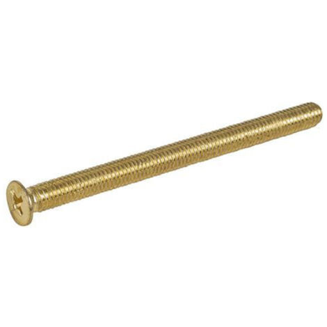 Blister 4 tornillos cilindro m5x65mm latonado 92188