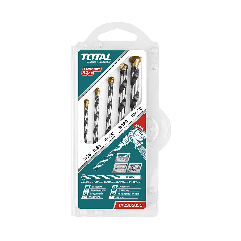 

Blister 5 brocas hormigón TACSD5055 - Total Tools