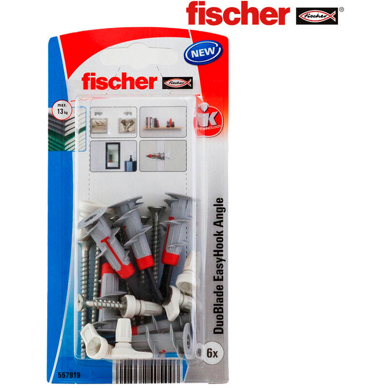 

96361 BLISTER 6 ALCAYATAS DUOBLADE EASYHOOK - Fischer