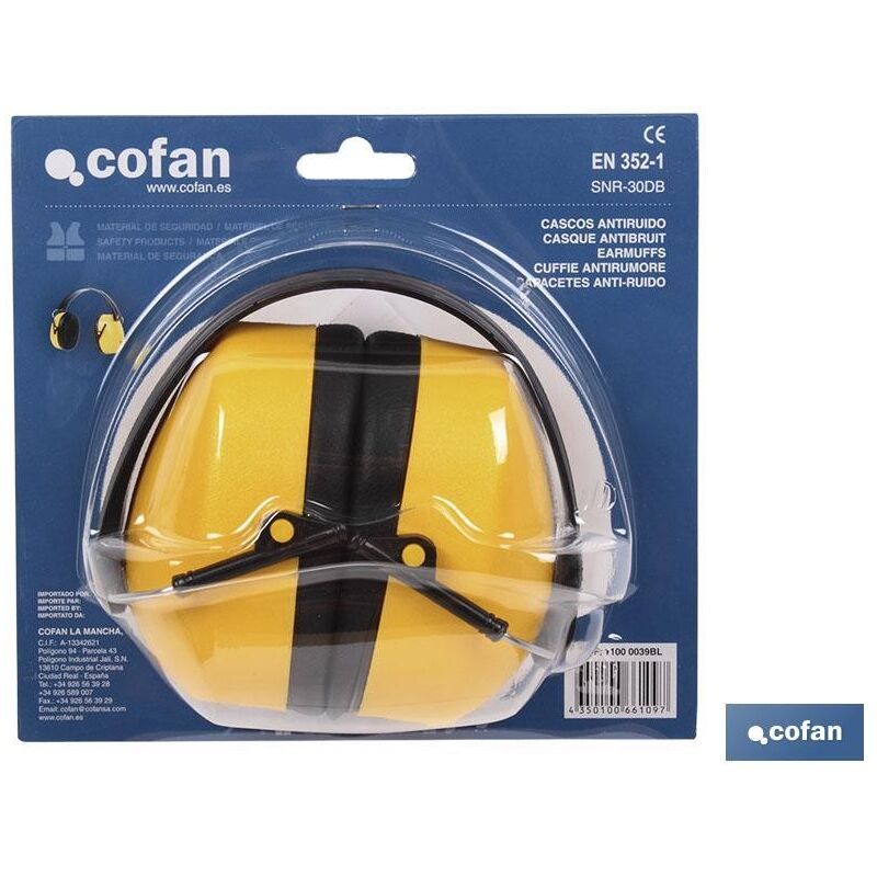 

Blister auriculares de protecciÓn snr:30db