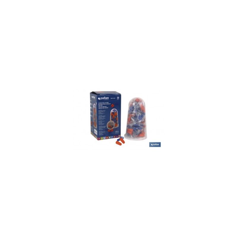 

Blister 100 tapones 5 par oidos ccuerda pu snr36