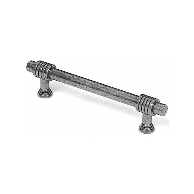 10 Poignees zamak l96 vieil argent ref 7-180m 40