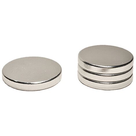 Blister bottone magnetico senza foro d 20x3 mm. 2 pezzi