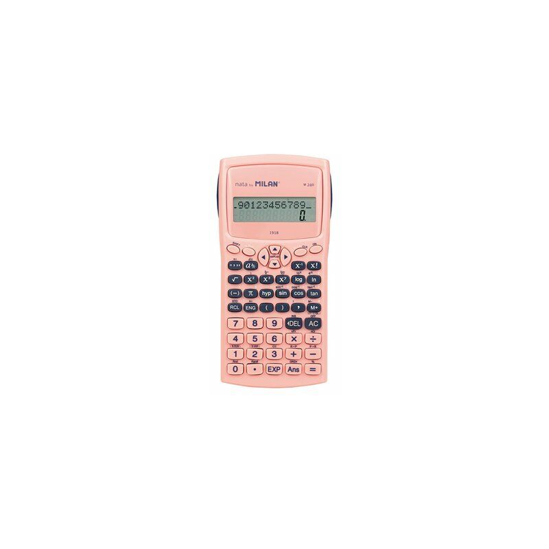 Milan - Calculatrice scientifique Blister M240 série 1918 rose