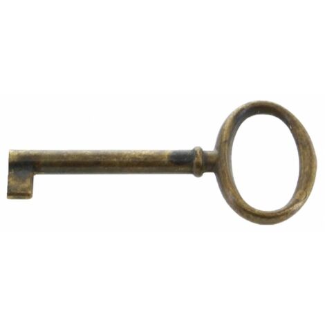 Blister chiave per mobili 33706 mm. ottone anticato