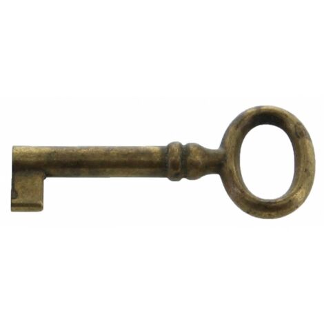 Blister chiave per mobili 33718 24x56 mm. ottone anticat