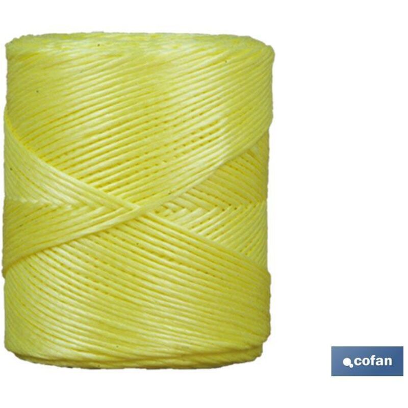 Cofan - Bobina di filo di rafia/600 750 Grs giallo...