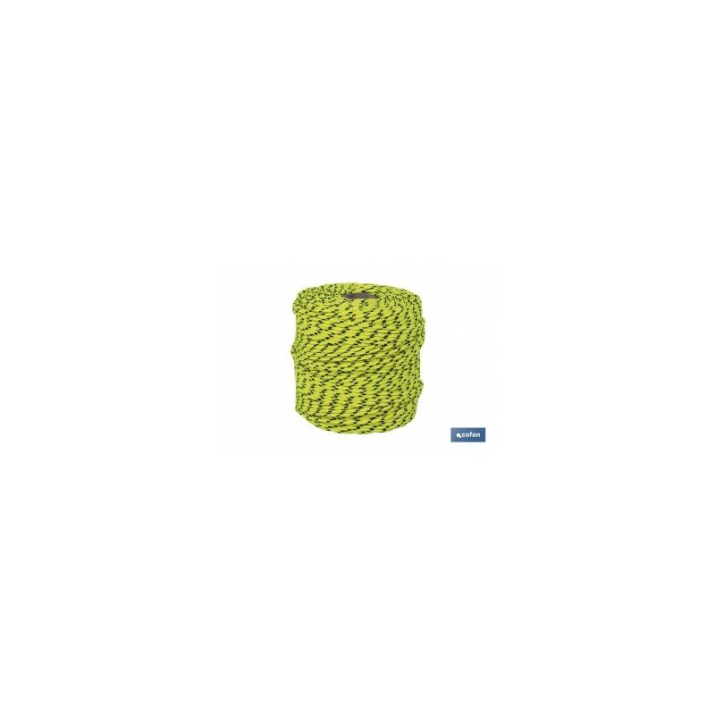 Cordoncino intrecciato hippie giallo nero 3mm x 25...