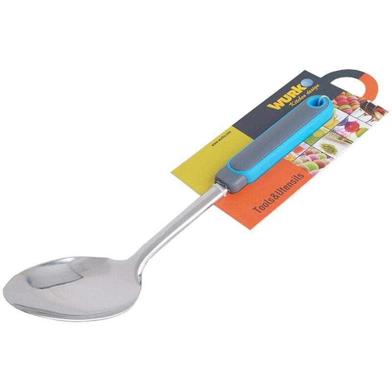 

Cuchara legumbres inoxidable mango nylon 25496 blister