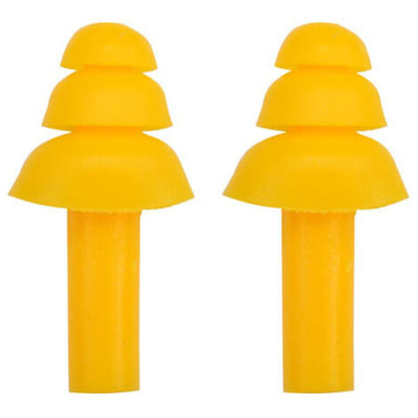 Blister de 10 bouchons d'oreilles en silicone snr 22db yt-7455 yato