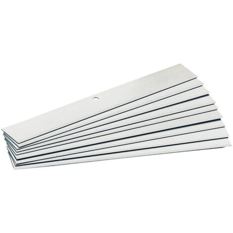 BLISTER DE 10 LAMES POUR RACLOIR SOLS VITRES 10CM - L'OUTIL PARFAIT - 1606000