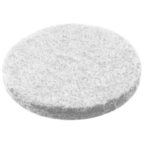 Blister de 12 disques feutres adhésifs. Blanc 18mm 23154 ami