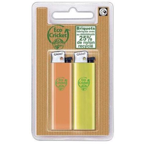 Blister de 2 briquets, CRICKET
