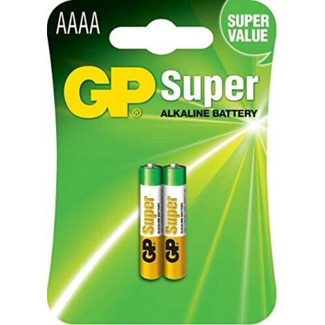 Blister de 2 Piles 1.5V Format AAAA -ELR02 (25A-U2)