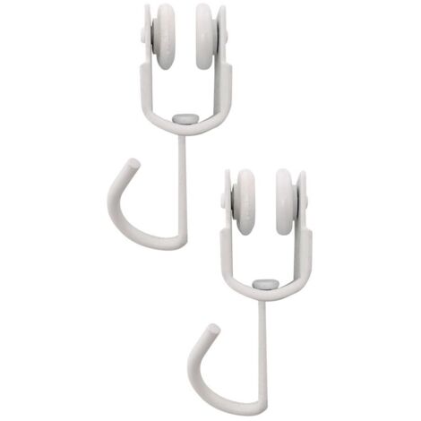 Blister de 2 Poulies pour Rails de Rideaux Intérieurs TLD18 92577 Micel