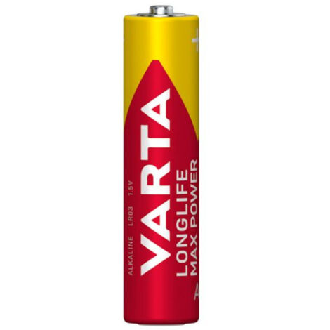 Blister de 20 piles Longlife Max Power AAA LR03 VARTA 4703101490