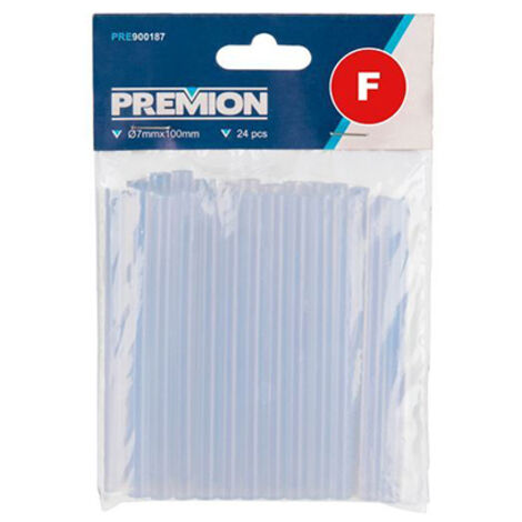 Blister de 24 bâtons de colle thermofusible 10cm 7mm Sthor Premion
