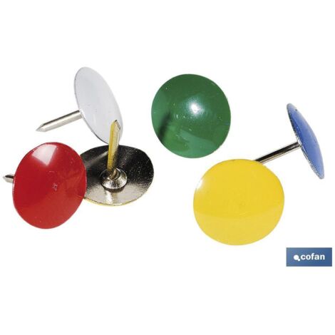 Blister de 35 punaises bleues