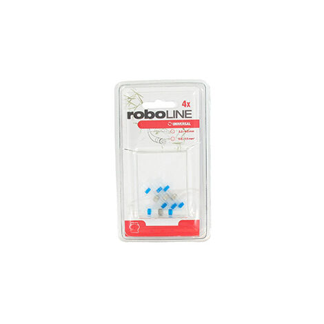 blister de 4 raccords de câble 2 connexions à sertir pour robot ambrogio / wiper. s'utilise avec notre gaine 240-1700. pour tout