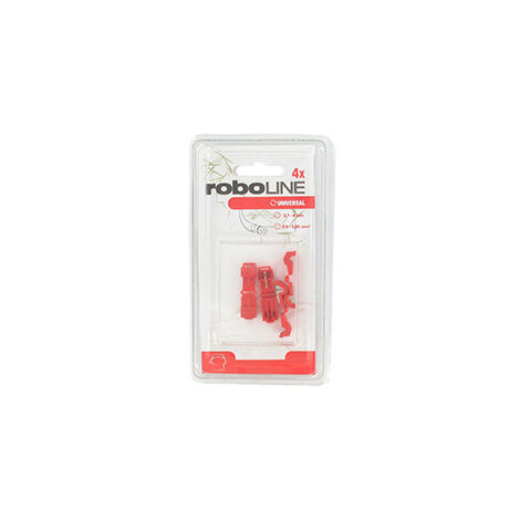 Blister De 4 Raccords De Connexion Câble/chargeur à Sertir Pour Tondeuses Robot. Pour Câbles De Section 0,5 Et 1 Mm² Et D'un Dia