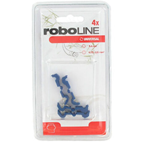Blister De 4 Raccords De Connexion Câble/chargeur à Sertir Pour Tondeuses Robot. Pour Tout Câble électrique De Section 3,4mm².