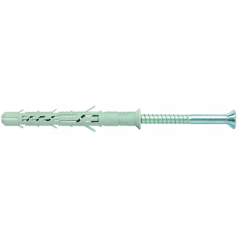 Blister de 5 chevilles à expansion nylon à visser NFA+ D. 10 x 200 mm - CM10200TXBL - Alsafix