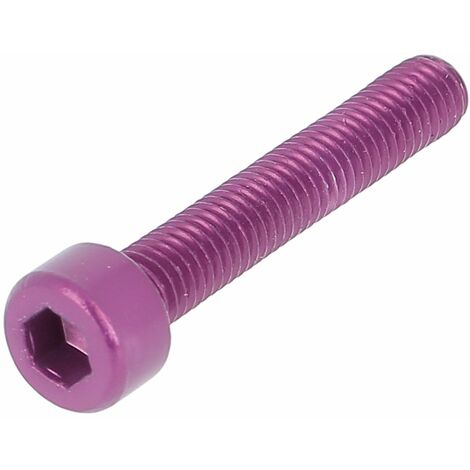Blister de 5 TCHC M6X16 Alu P60 OA Violet DIN 912