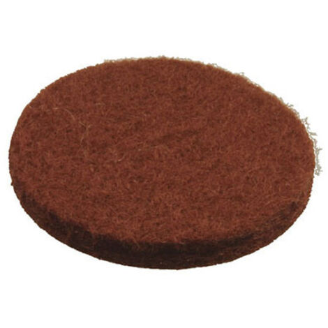 Blister de 6 disques feutres adhésifs. Marron 30mm 23148 ami