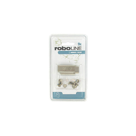 Blister De 9 Lames Adaptables Pour Robots Mowox Modèles Rm50libt, Rm600libt, Rm800libt, Rm1200libt, Rm30li, Rm45li. Remplace Ori
