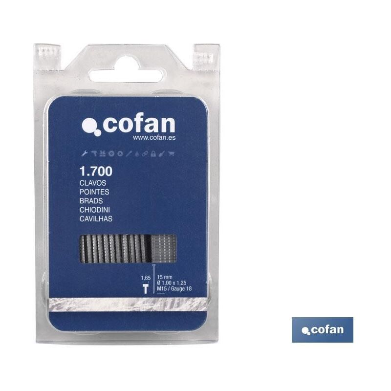 

Otros - Blister clavos sin cabeza w-15mm 2000 pcs