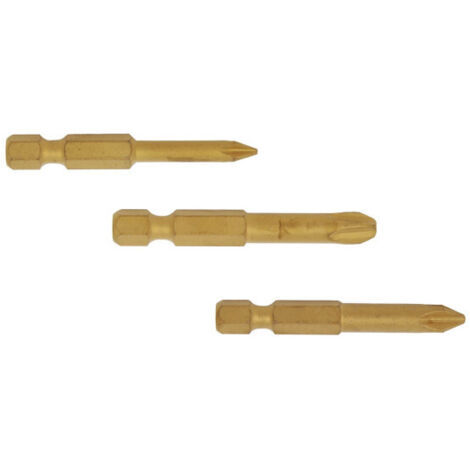 Blíster de tres puntas en titanio phillips 50mm para atornillar 09594004