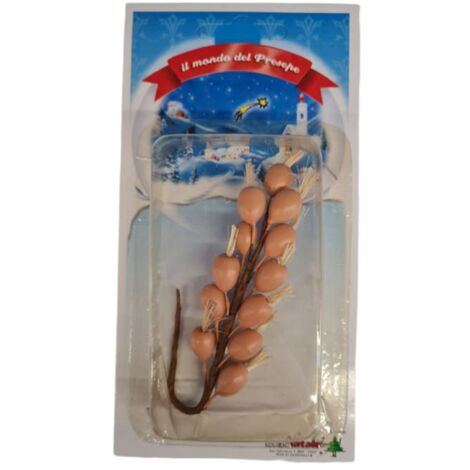 Blister di cipolla da appendere in cucina per presepe natalizio 9 cm