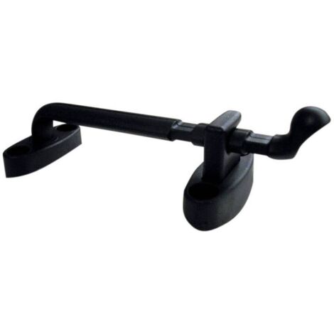 Blister fermaimposte in plastica bruco nero 2 pezzi