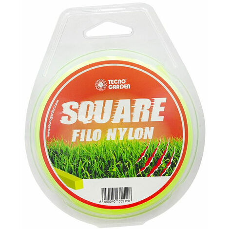 Blister filo Giallo Fluo Quadro diametro 4 mm Lunghezza 6 metri