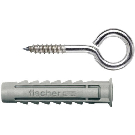 Blíster FISCHER 5 unidades taco SX-5 Plus + hembrilla cerrada 4x21mm
