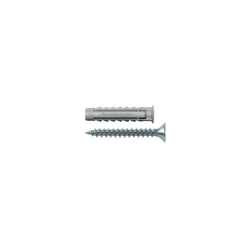 Image of Fischer - Blister da 25 unità Tappo in nylon sx Plus + vite 5x25mm