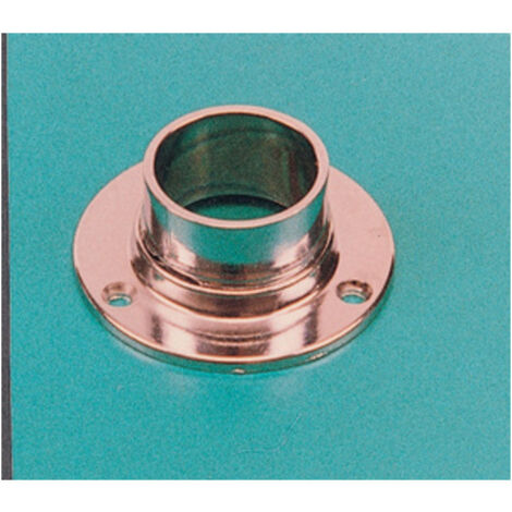 Blister ghiera svitabile tubo d 30 mm. cromo 2 pezzi