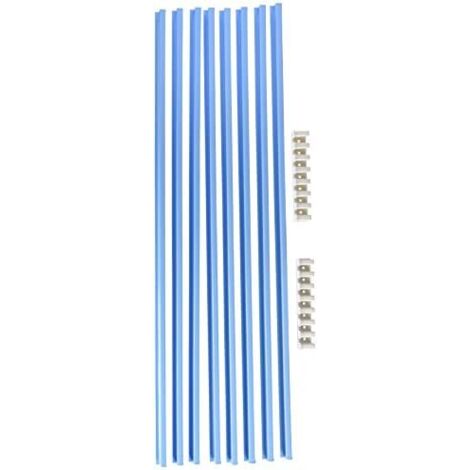Blister Griglia Forno-Frigo 8 Elementi Bianco RJV1 60x1,45x12cm Blister 94511 Micel